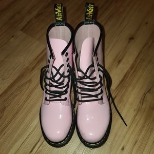 women's pink doc martens